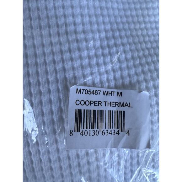 NWT COTTON CITIZEN Cooper Thermal Waffle Crew Neck Shirt Men Long Sleeves Sz M - Picture 3 of 5